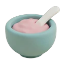 Cuenco de papilla con cuchara